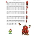 thumbnail image 2 of Dr. Seuss Family Pajama Grinch Costume Adult and Kid Sleepwear, Big Sister, Size: 7-8, 2 of 3