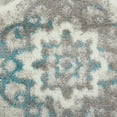 thumbnail image 3 of Home Dynamix Boho Andorra Transitional Damask Area Rug, Gray/Blue, 5' 2" x 7' 2" Rectangle, 3 of 6
