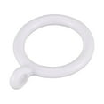 thumbnail image 1 of 80X White 25mm Inner Plastic Curtain Rings, 1 of 7