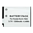 thumbnail image 4 of Batteries N Accessories BNA-WB-KLIC7003 Digital Camera Battery - li-ion, 3.7V, 1200 mAh, Ultra High Capacity Battery - Replacement for Kodak KLIC-7003 Battery, 4 of 5