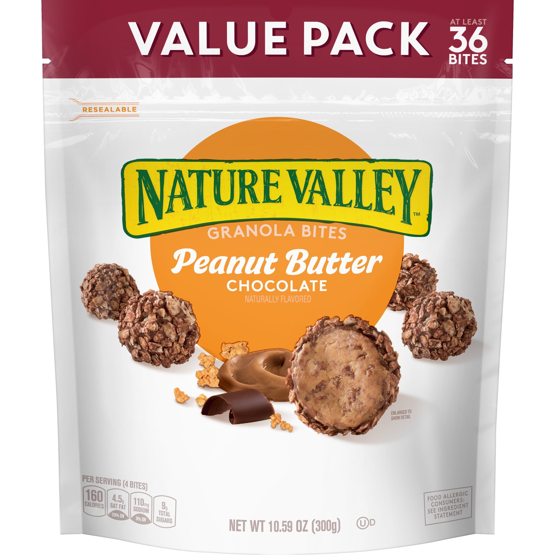 Nature Valley Peanut Butter Granola Bites PB Chocolate Value Pack