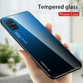 thumbnail image 1 of Gradient Tempered Glass Phone Case Cover For SAMSUNG Galaxy S20 ULTRA (Blue-Black), 1 of 6