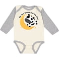thumbnail image 3 of Inktastic Cow Jumped over the Moon Boys or Girls Long Sleeve Baby Bodysuit, 3 of 5