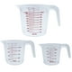 thumbnail image 1 of Juego de 3 tazas medidoras Advancent cocina plástico transparente, 1 of 6
