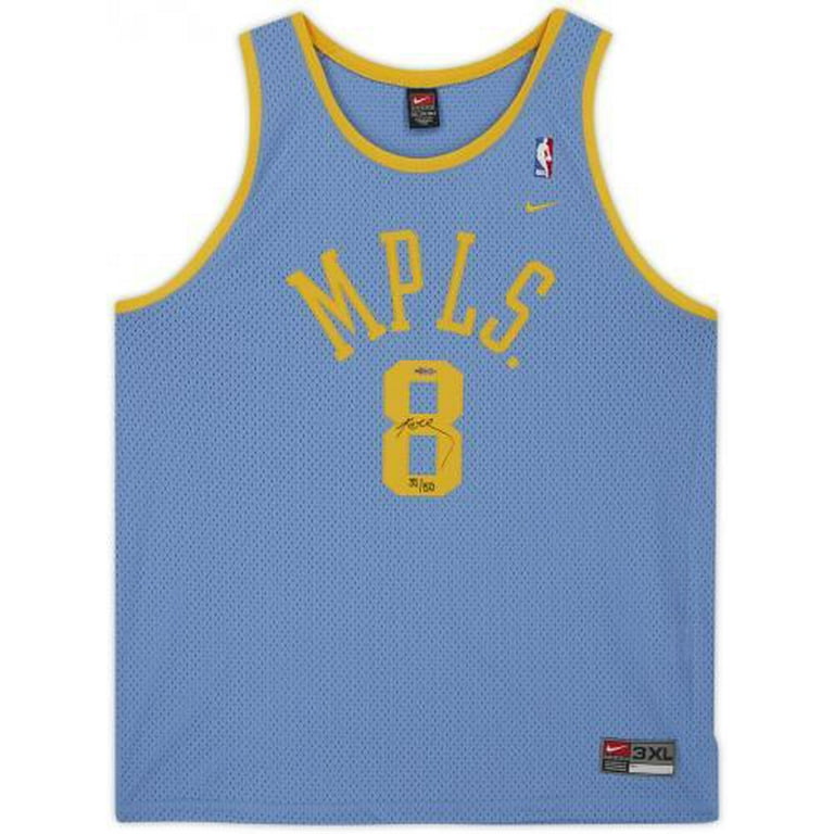 Framed Kobe Bryant Los Angeles Lakers Autographed Throwback Light Blue Replica Jersey - #31 of a Limited Edition of 50 - Upper Deck - Fanatics Authentic Certified