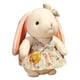 thumbnail image 1 of Bunny Plush Toy Soft Comfortable Plush Fabric Full Filling PP Cotton White Bunny Doll with Floral Skirt Blue 40cm/15.7in, 1 of 4