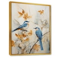 thumbnail image 2 of Designart "Simplistic Exotic Bird Floral Landscape" Birds Of Paradise Floater Framed Canvas Prints, 2 of 5