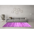 thumbnail image 3 of Ahgly Company Indoor Square Abstract Purple Contemporary Area Rugs, 6' Square, 3 of 4