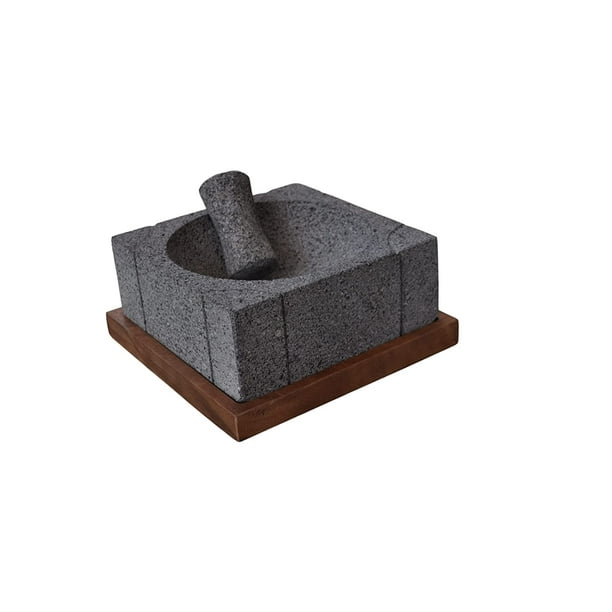 YO PIDO Molcajete 15,2 Cm - Mortier à épices - Fabriqué Avec