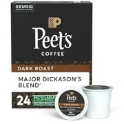 Peet's Coffee Major Dickason's Blend Dark Roast Keurig Coffee Pods, 24 Ct