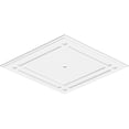 thumbnail image 2 of 38"W x 25 3/8"H x 1"ID x 13 1/4"C x 1"P Diamond Architectural Grade PVC Contemporary Ceiling Medallion, 2 of 11