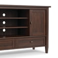 thumbnail image 6 of Simpli Home Warm Shaker 47 inch Wide Solid Wood TV Stand in Russet Brown For TVs up to 50 inches, 6 of 12
