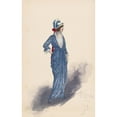 thumbnail image 2 of Will R. Barnes 17x24 Black Ornate Framed Double Matted Museum Art Print Titled: Woman's Costume (1914), 2 of 5