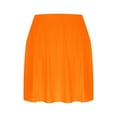thumbnail image 4 of Munlar High Waisted Women's Golf Skorts Pull on Orange Shorts Fitness Summer Casual Skorts for Women, 4 of 5