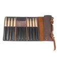 thumbnail image 3 of Walker & Williams DSB-1 Thick Full Grain Cowhide Leather & Brass Drum Stick Bag, 3 of 9
