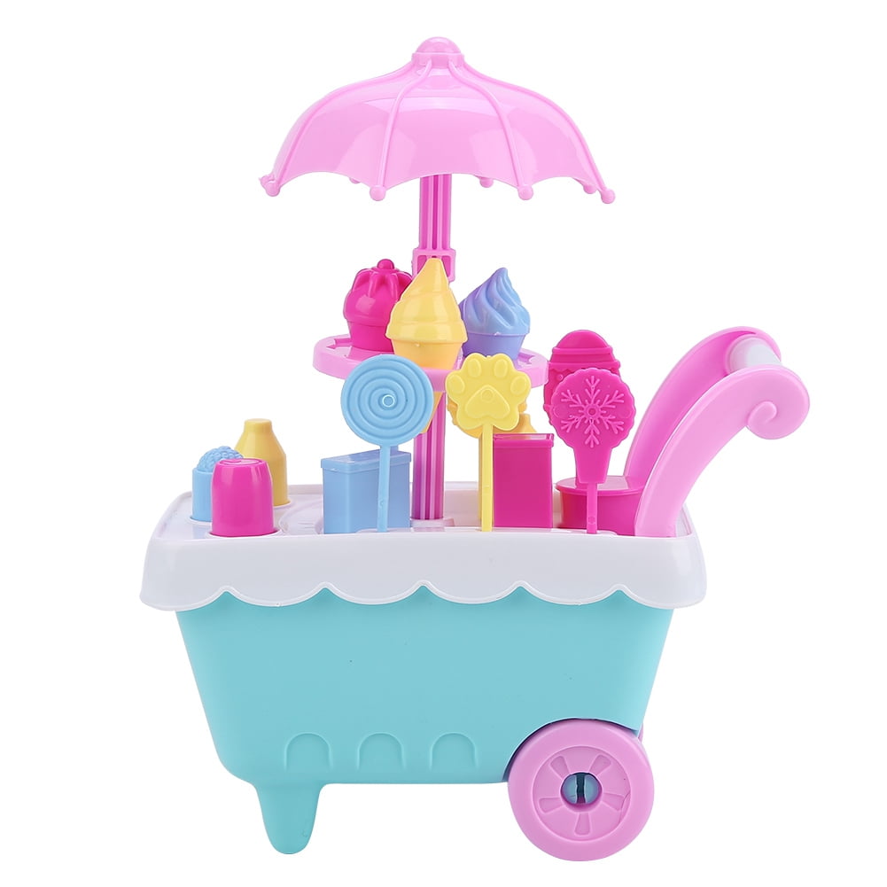 Garosa Ice Cream Trolley, Candy Ice Cream Trolley,Simulation Mini