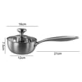 thumbnail image 3 of Premium 316 Stainless Steel Saucepan Milk Pan Soup Pot Cookware Pot With Lid 16 YIWEI, 3 of 9