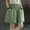 Green, variant on Shpwfbe Shorts For Women Workout Shorts Women Women'S Casual Shorts Elastic Waist Cotton Shorts With Pockets Knee Length Womens Pants Beige L