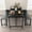 Retro Black, variant on 2025 New 3 Piece Kitchen Table Set,4 Person Dining Table Set with Bench,Space Saving,Easy to Install,Suitable for Dining Room,Living Room,Studio, Outdoor