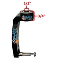 thumbnail image 3 of 6" SINGLE SIDED Aluminum Caster Fork. Fits 3", 4", 5" and 6" Wheels. Black Color, 3 of 3