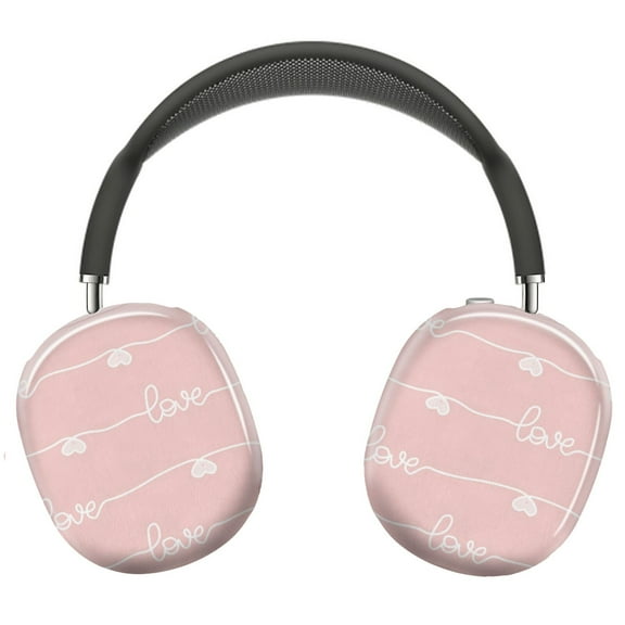 Protective Cover for AirPods Max Pastel Rainbows Love=2 Headphones Aesthetic Print Snap On Cases