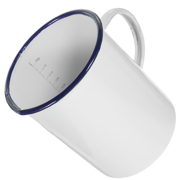 UPOUART Handheld Enamel Mug Retro Style Water Mugs Vintage Design For Milk And Tea Easy To Clean For Home And Shops
