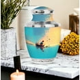 thumbnail image 7 of MUKTIVE Fishing Cremation Urns for Human Ashes - Combo Memorial Urns Large - Blue Burial Urn for Human Ashes for Male - Funeral Remain Holders for Mom - Memorial Gifts for Loss (1 Large & 4 Keepsake), 7 of 7