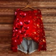 thumbnail image 2 of VISALY Valentines Womens Sweaters Love Print Heart Sweater Plain Sweaters Tunic Sweater Fitted Sweaters Warm Sweaters Fitted Pullover Sweater Dressy Tops Base Sweater Dressy Casual Sweaters Red Xl, 2 of 4