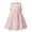 Pink, variant on JoyHoop Summer Girls Dress Floral Solid Color Sleeveless Kids Dresses Cotton Sweet Princess Dress Casual Children'S Clothing