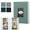 Green, variant on Czzoypi 4x6 300 Pockets with Writing Space, 4x6 Photo Album Fabric Cover with Front Window, Photo Album Book for Family Memories (Green)