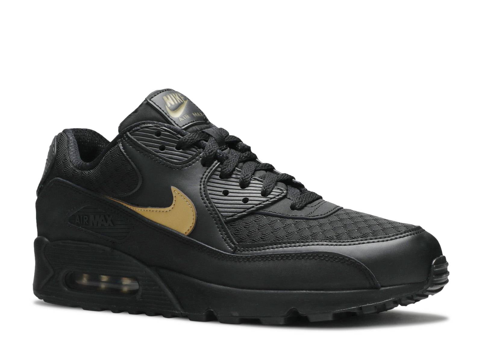 black and gold air max 90s