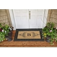 thumbnail image 5 of A1HC Rubber and Coir Doormat 30" x 48", Standard Double / Single Front Door Mat for Outdoor Entrance, Personalized Monogrammed Non-Slip Entrymat, 5 of 9