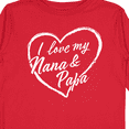 thumbnail image 4 of Inktastic I Love My Nana and Papa in White Chalk Heart Boys or Girls Long Sleeve Toddler T-Shirt, 4 of 5