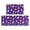 Astronaut and Rocket Purple Pattern, variant on Astronaut and Moon Blue Pattern Anti Fatigue Kitchen Rugs Set Of 2, Non Slip Washable Decorative Floor Mats for Kitchen Sink Laundry, 17"x30" and 17"x47"