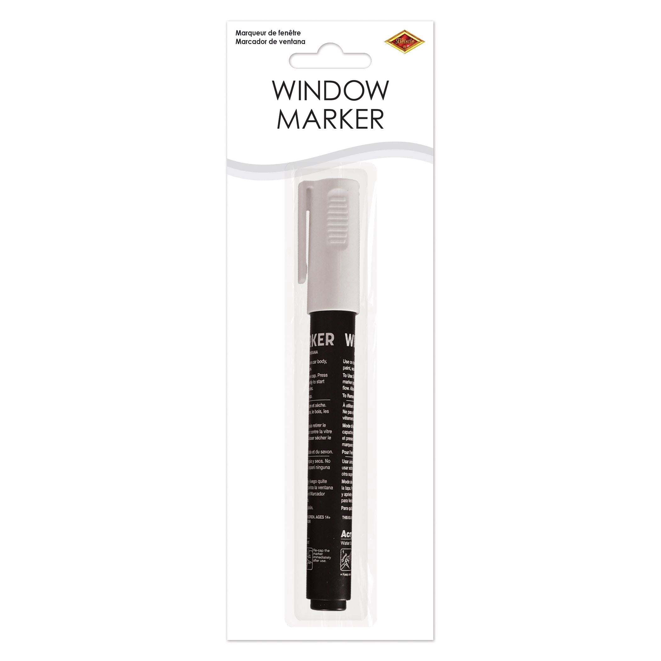 24 Pack Bulk Washable White Window Marker Indoor & Outdoor Use