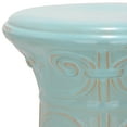 thumbnail image 3 of Safavieh Imperial Ceramic Indoor/Outdoor Garden Stool, Light Blue, 3 of 4