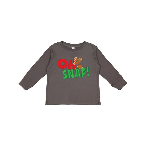 Inktastic Oh Snap Boys or Girls Long Sleeve Toddler T-Shirt