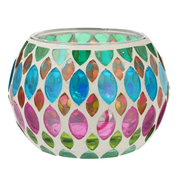 Candle Holder Mosaic Holders Candlestick Table Tealight Stand Decor Home Votive Romantic Votives Centerpiece Holiday