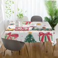 thumbnail image 3 of Yayeee Tablecloths 54" x 54" Rectangle Wrinkle Resistant Party Table Cover, Christmas Penguin, 3 of 8