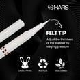 thumbnail image 3 of MARS Traceur Liquide Anti-Bavures, Blanc, 1,5 g Chacun (Lot de 2), 3 of 5