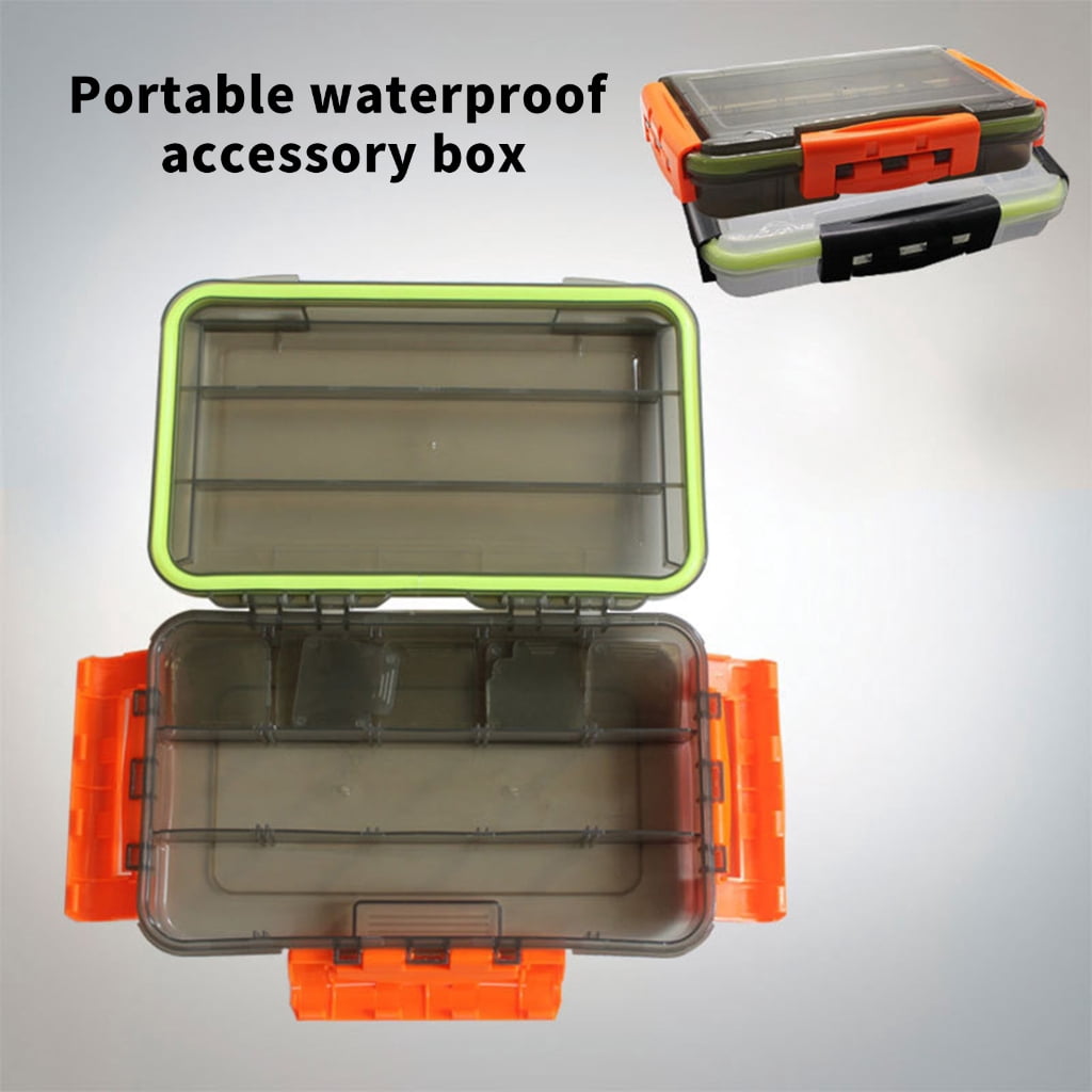Versatiles Fishing Gear Storage Box With Leakproof Sealing Removable Fishing Tackle Box Baits Hook Fishings Gear
