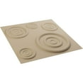 thumbnail image 6 of Ekena Millwork 19 5/8"W x 19 5/8"H Reece EnduraWall Decorative 3D Wall Panel, UltraCover Satin Smokey Beige (12-Pack for 32.04 Sq. Ft.), 6 of 6