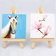 thumbnail image 5 of 60 Juegos de Mini Caballete de Exhibición con Lienzo 8X8 cm Números de Mesa de Boda Pintura Hobby Pintura DIY Dibujo Pequeño Regalo de Caballete de Mesa, 5 of 6