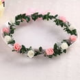 thumbnail image 6 of Grofry Headband Rose Flower Crown Wreath Party Wedding Bridal Garland Hairband Headwear, 6 of 6
