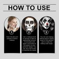 thumbnail image 5 of Halloween Face Painting Kit, Holiday Party Dance Face Horror Clown Makeup Kit, 5 of 5