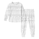 thumbnail image 4 of Conjuntos de blusas y camisas de cuello redondo y manga larga para niños y niñas con estampados de grafitis de interés, camisetas con cuello redondo, pantalones casuales, tops y pantalones para niñas., 4 of 6