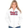 thumbnail image 4 of Chula and Sassy Cute Proud Dominicana Zip Hoodie Sweatshirt Women Brisco Brands M, 4 of 5