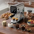 thumbnail image 5 of Espresso Machine with Cold Brew, 20 Bar Coffee Maker Machine with Steam Milk Frother, Patbrela LED Touch Screen, Cappuccino/Latte/ for Home, 5 of 11