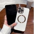 thumbnail image 2 of Funda galvanizada simple para iPhone 13 Pro Max, tacto metalizado, antideslizante, a prueba de golpes, protección para cámara, antiarañazos y anticaídas., 2 of 5