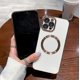 thumbnail image 2 of Funda galvanizada simple para iPhone 12 Pro, tacto metalizado, antideslizante, a prueba de golpes, protección para cámara, antiarañazos y anticaídas., 2 of 5